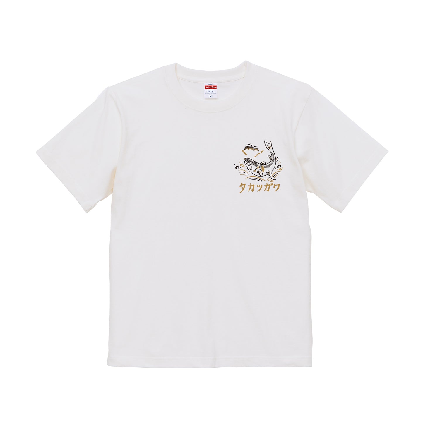 鮎と高津川 Tシャツ | Masuda Sukajan Graphics【納期2週間】