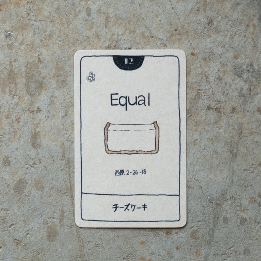 Equal チーズケーキ | KITASHIBU FOOD TAROT 012